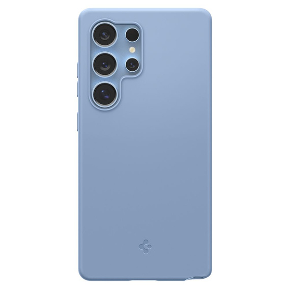 Spigen калъф за Samsung Galaxy S25 Ultra, Silicone Fit Mag, син + закалено стъкло