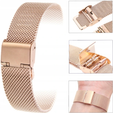 Bransoleta Milanese z teleskopem 20mm, Rose Gold