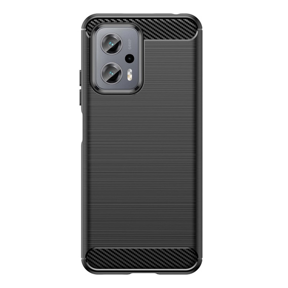 Калъфът за Xiaomi Poco X4 GT 5G, Carbon, черен