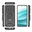 Калъф за Xiaomi Redmi Note 14 Pro+ 5G, KickStand Camera Lens, черен