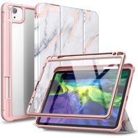 Калъфи за iPad Air 4 10.9 2020 / iPad Pro 11 2020 / 2018, Suritch Full Body Marble, розов