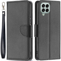 Калъф с капак за Samsung Galaxy M33 5G, Wallet Litchi Magnet, черен