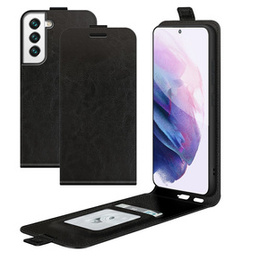 Калъф с капак за Samsung Galaxy S22 5G, Flip, черен