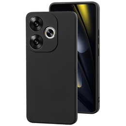 Калъф за Xiaomi Poco F6, Silicone Lite, черен