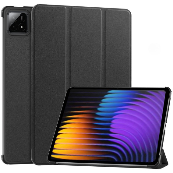 Калъф за Xiaomi Pad 7 / Xiaomi Pad 7 Pro, Smartcase, черен