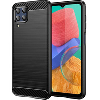 Калъфът за Samsung Galaxy M33 5G, Carbon, черен