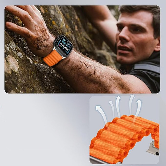 Найлонова каишка за Apple Watch 1/2/3/4/5/6/7/8/9/SE/Ultra/Ultra 2 42/44/45/49 мм