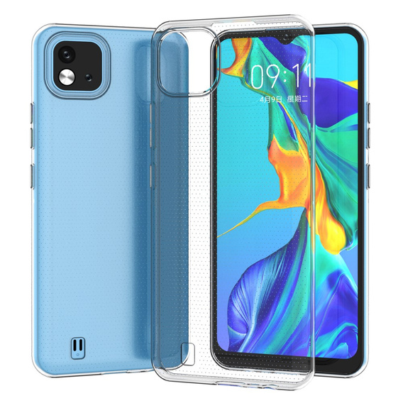 тънък калъф за Realme C11 2021, Slim, прозрачен