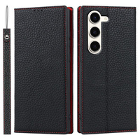 Кожен калъф за Samsung Galaxy S23, ERBORD Grain Leather, черен