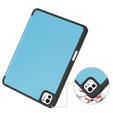Калъф за iPad Pro 11" 2024 (5 gen.), Smartcase с място за стилус, син