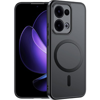 Калъф за Oppo Reno 13, за MagSafe, ERBORD Matt Case, черен