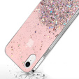 Калъфи за iPhone XR, Glittery, розов