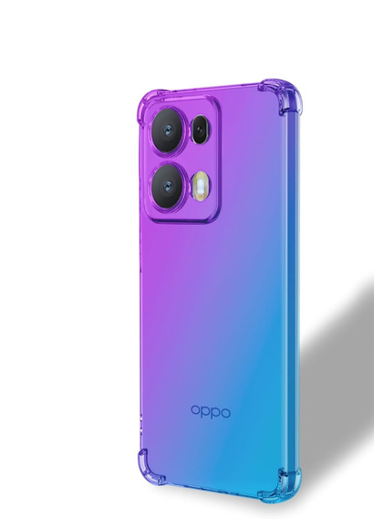 Калъфът Gradient Dropproof за Oppo Reno 13 Pro, Лилаво / синьо