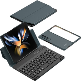 Калъф + клавиатура Samsung Galaxy Z Fold4 5G, зелен