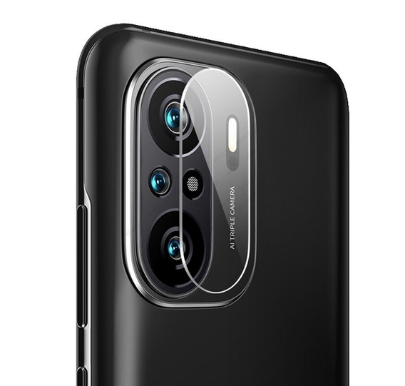 Закалено стъкло за камера за Xiaomi Mi 11i / POCO F3, син
