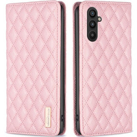 Калъф с капак за Samsung Galaxy A34 5G, Wallet, BINFEN COLOR, розов