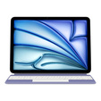 Калъф за клавиатура за iPad Air 13" 2024, Magnetic Keyboard Touchpad, лилав