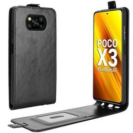 Калъф с капак за Xiaomi Poco X3 NFC / Poco X3 PRO, Flip, черен