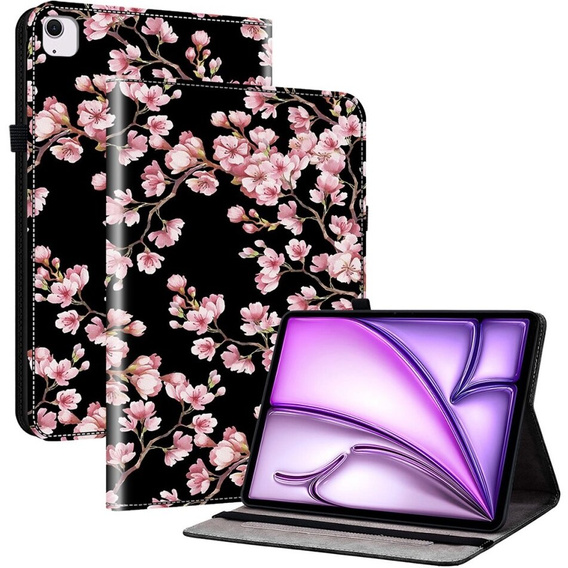 Калъф за Apple iPad Air 11" 6 gen. 2024 (A2902, Smartcase, plum blossom