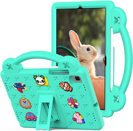 Детският калъф за Samsung Galaxy Tab S6 Lite 10.4 2020/2022 / Tab A7 2020 T500 / T505 / Tab S6 T860/T865, Cute Patterns, със стойка, зелен