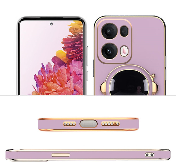 Калъфи за Oppo Reno 13 Pro, Astronaut, лилав