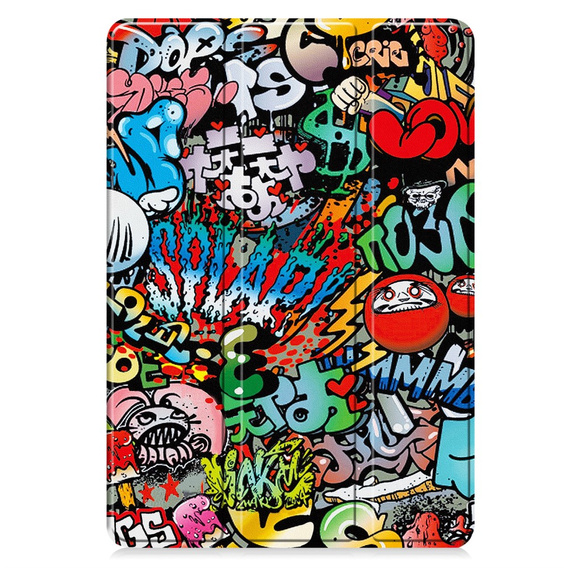 Калъф за Xiaomi Pad 7 / Xiaomi Pad 7 Pro, Smartcase, graffiti