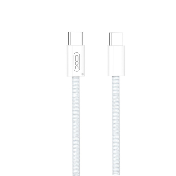 XO USB Type-C към Type-C 60W кабел 150cm, бял