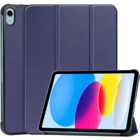 Калъф за iPad 10.9 2022 10 Gen, Smartcase с място за стилус, тъмносин