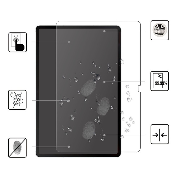Закаленото стъкло за Samsung Galaxy Tab S10 FE+ Plus