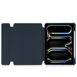 Калъф с клавиатура за iPad Pro 11" 2024 (5 gen.), Rotary 360° Leather, тъмносин
