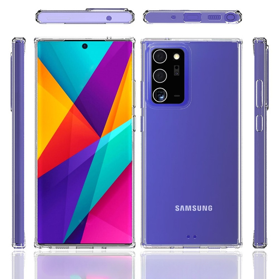 Калъфи за Galaxy Note 20 Ultra, Fusion Hybrid, прозрачен