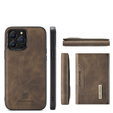 Калъфи за iPhone 14 Pro, DG.MING 2in1, кафе
