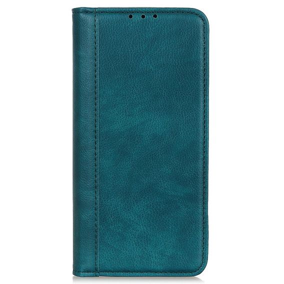 Калъфи за Sony Xperia 1 V, Wallet Litchi Leather, зелен