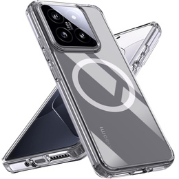 Калъф за Xiaomi 14T Pro, Fusion Hybrid, за MagSafe, прозрачен