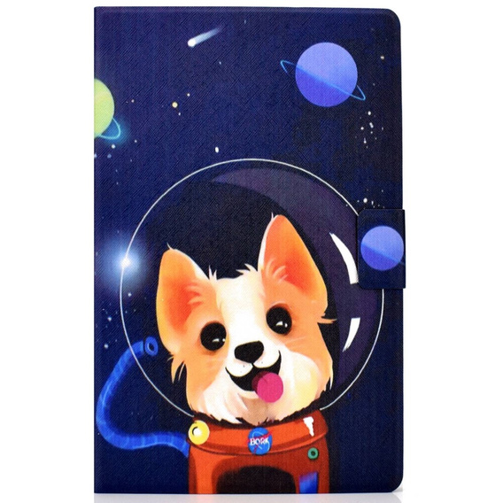 Калъфи за Lenovo Tab M10 Plus 10.6 Gen 3 125F/128F, Stand Case Card Slot, astronaut dog