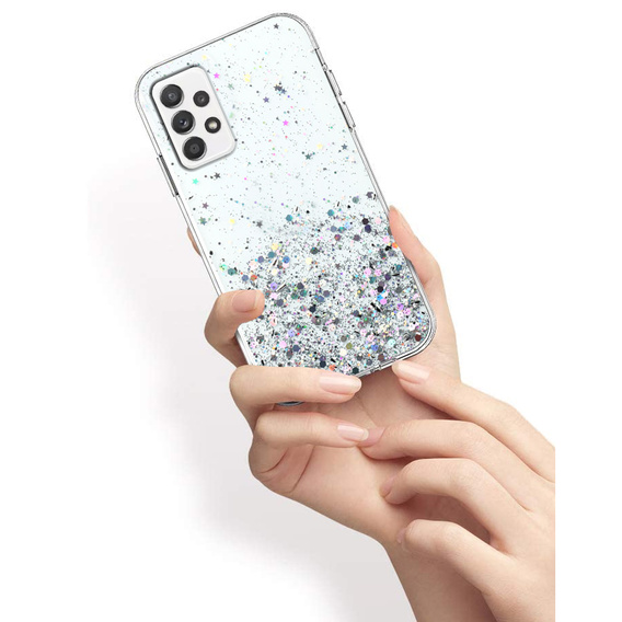 Калъфи за Samsung Galaxy A52 / A52s, Glittery, прозрачен