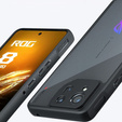 Калъф за ASUS ROG Phone 8 Pro, Fusion Hybrid, със защита на камерата, матово / черно