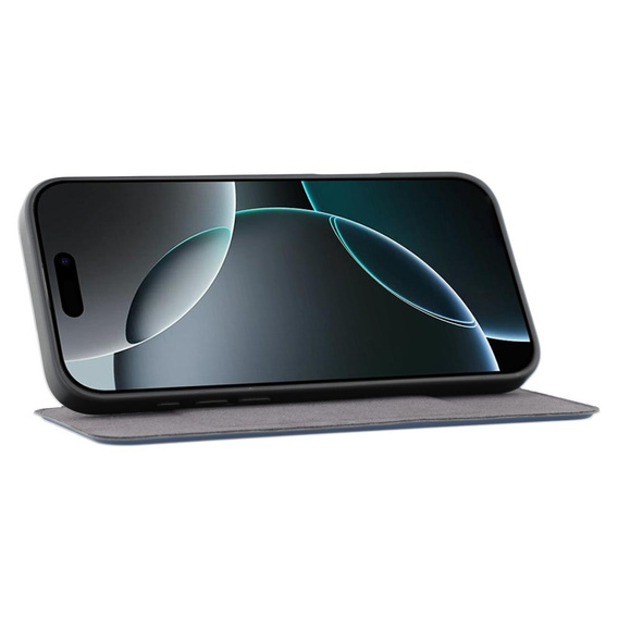 X-LEVEL калъф за iPhone 16 Pro Max, Magnetic Card Holder, кафяв