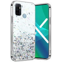 Калъфи за Oppo A53 2020, Glittery, прозрачен