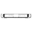 Калъфът MagSafe Spigen за iPhone 16E, Ultra Hybrid, прозрачен / бял + 9H закалено стъкло