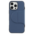 X-LEVEL калъф за iPhone 16 Pro Max, Magnetic Card Holder, син