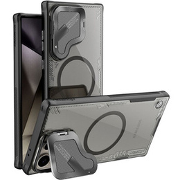 Калъф за Samsung Galaxy S24 Ultra, брониран Nillkin, Icelade Prop, за Magsafe, черен