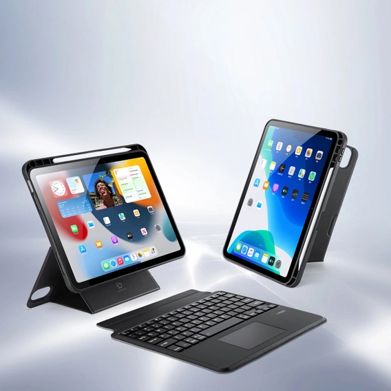 Калъф + клавиатура iPad Pro 12.9 2021 / 2020, Dux Ducis Magnetic Keyboard, черен