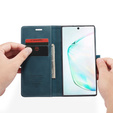 CASEME калъф за Samsung Galaxy Note 10 Plus/5G, Leather Wallet Case, зелен