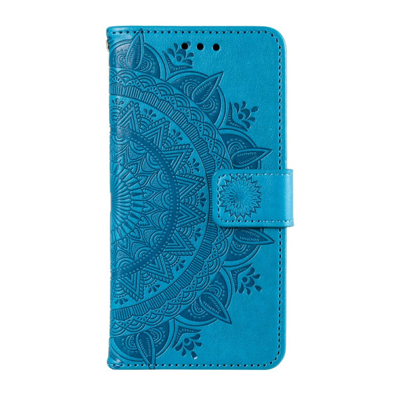 Калъф с капак за Xiaomi Redmi Note 13 Pro 4G, Mandala, син