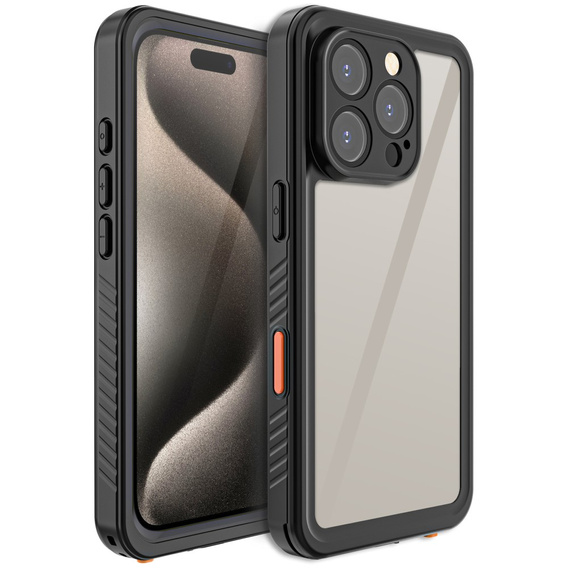 Калъфи IP68 водоустойчив за iPhone 16 Pro Max, черен