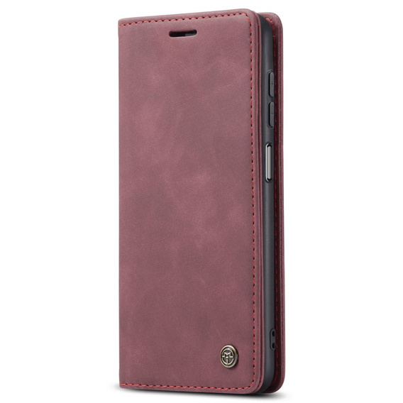 CASEME калъф за Samsung Galaxy A04S / A13 5G, Leather Wallet Case, червен