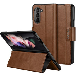 Калъф с капак за Samsung Galaxy Z Fold5 5G, Wallet, тъмносин
