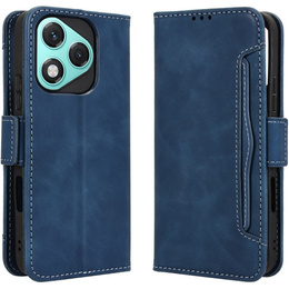 Калъф с капак за Honor 400 Lite, Card Slot, тъмносин