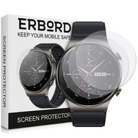 3x ERBORD Хидрогел фолио за Huawei Watch GT 2 Pro